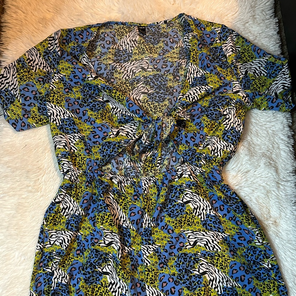 Colorful romper short sleeve